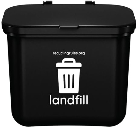 Recycling Rules Hängender Abfalleimer für Müll