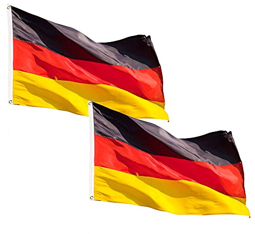GUSTO Drapeau italie allemand EU LGBT+ Pride 90 x 150 cm résistant (2 pièces – Alemagne)