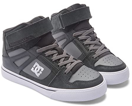 DC-skor pojkar rena high-top Ev sneakers, Anthracit svart, 32 EU