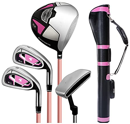 Damen Golfschläger-Set, Damen Golfschläger-Set Komplettes Rechtshänder-Golfschläger-Set, Golfschläger-Set mit Golfschläger und Standtasche für Frauen und Anfänger.