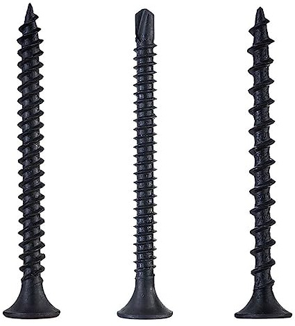 Schnellbauschrauben Schrauben für Rigips Trockenbau wahlweise mit Feingewinde Grobgewinde oder mit Bohrspitze Gipskarton Gipsplatten GK Trockenbau (4,0 x 90 mm | 250 Stück, Feingewinde)