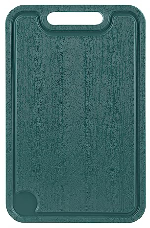 Galicja Schneidebrett Kunststoff Molly – Küchenbrett – Schneidebretter Kunststoff – Schneidbretter Kunstoff – Kunststoff Schneidebrett – Schneidunterlage Küche – 25x16x0,6cm - Grün