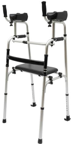 Rollator Walker, Adjustable Folding Upright Rollator Mobility Walker with Arm Support 2 Wheels, Disability Aids Walkers, for Senior, Elderly or Disabled