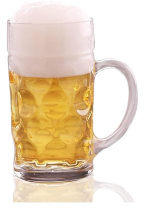 BYPIAOERZ Bierkrüge aus Glas Bierkrüge, Biergläser, schwere große Biergläser mit Henkel, klassische Bierkruggläser, klassische Biergeschenke, Bierbecher