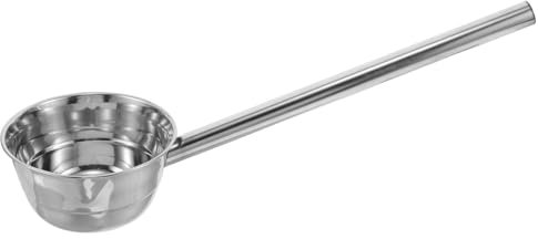 PRETYZOOM Cucharón De Metal Inoxidable Gran Capacidad Mango Ergonómico Para Hogar