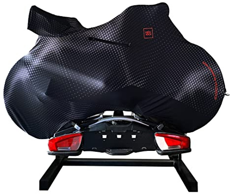 VELOSOCK Mountain Bike Cover - Premium MTB & E-Bike Storage Cover, Bicycle Protection Cover for Transport CARBON BLACK (Standard-MTB/E-BIKE)