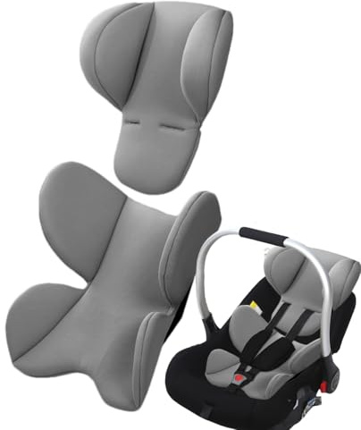 Baby Autositz Kissen - Neugeboreneneinsatz Babyschale - Kopfstütze Für Neugeborenen-Autositzs - Säuglings Autositze Einsatz Für Babyschale Und Autositzes - Atmungsaktiv Sitzpolster Für Kinderwagen