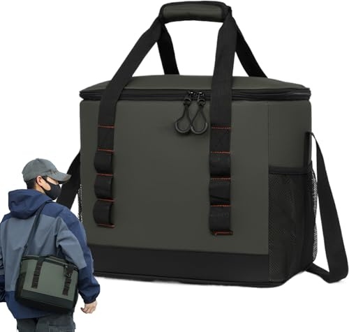 Iouyjiu Borsa Frigo da Viaggio,Contenitore per Picnic da 20 Litri - Zaino Termico Impermeabile per Pesca Escursionismo Viaggio Vacanze Auto Campeggio