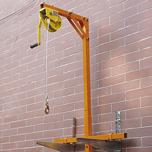 Genérico Grúa for Aire Acondicionado con Capacidad de 150 kg Herramienta de Elevación for Instalación Exterior de Aire Acondicionado con Cabrestante Manual Dúctil,150kg 15m