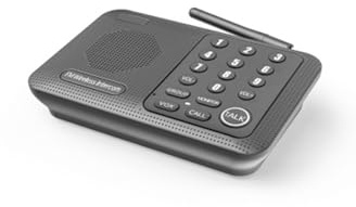 Kit Citofono Wireless Citofoni, di interfono wireless for la casa, di interfono domestico a lungo raggio for ufficio, wireless bidirezionale da stanza a stanza(Black -1 stations)