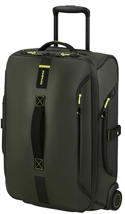 Samsonite Paradiver Light - Borsa da Viaggio con Ruote (55 cm), Small, Bagaglio a Mano, Idrorepellente, Leggera, 48.5L, Verde Giungla (Jungle Green)