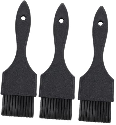 LIFKOME 3stücke Haarfärbepinsel aus Kunststoff für Tönungspinsel Friseurbürste Leicht zu Reinigen Bruchfest für Professionelle Anwendung