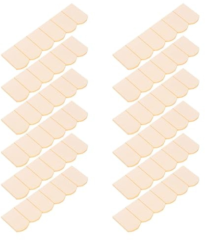 TOBBOMEY 48 Pezzi Tegole in Miniatura in Legno Grezzo per Tetto Casa delle Bambole 1/12 Set Fai da Te per Decorazioni Miniature Compatibili per Modelli di Tetti e Progettazione di Stanze
