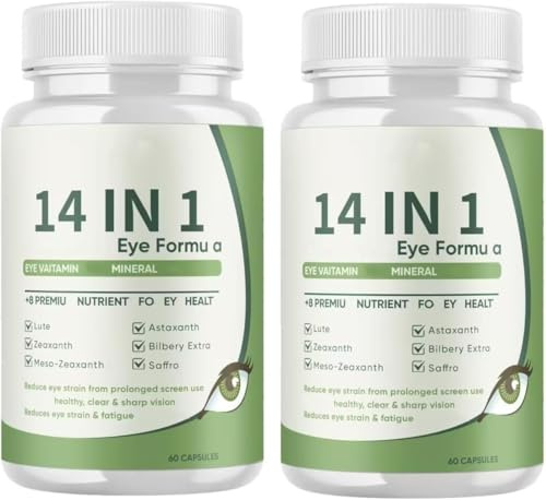Integratore per la vista 14 in 1 Advanced Eye con Luteina e Zeaxantina, per una chiarezza e un comfort visivi quotidiani