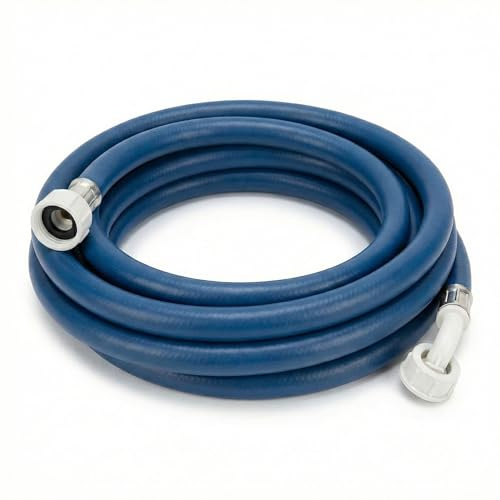 Washing Machine Hose 2.5m Extra Long – Cold Water Inlet Hose with Standard BSP Connections - Compatible with Most Brands | Suitable for Washing Machine & Dish Washer