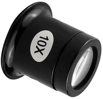 Strumento di ingrandimento per orologio, lente d'ingrandimento per orologiaio in vetro con precisione visiva orologiaio