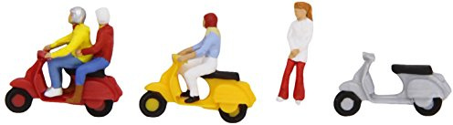 Preiser 1/87 th – pr10128 – Modelleisenbahnen – Motorradfahrer