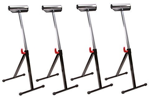 otgerlensker products Rollbock Rot 60 kg belastbar, höhenverstellbar bis 1080 mm – Rollenbock, Stützbock, Unterstellbock – Stabil, Werkstatt & Montagehilfe (4)
