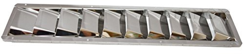 FP INOX Rejilla de ventilación 10 Fundas (Motor) 528 mmx112 mm Acero Inoxidable 316 – A4
