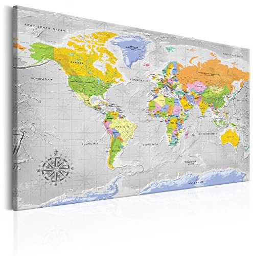 B&D XXL - Pinnwand Korktafel Lernkarte, 120x80 cm, Wohnzimmer, Büro, Kork | Kombiniert Pinnwand und Wandbild, praktisch und dekorativ, ideal fürs Büro oder Wohnzimmer, inspirierend, langlebig, stilvoll