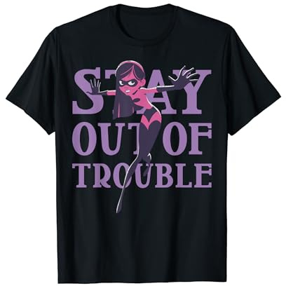 Disney Pixar Incredibles Violet Stay Out Of Trouble Camiseta