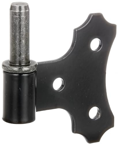 Alberts 863845 Kloben mit Zierplatte | zum Anschrauben | schwarzer Tauchlack | Dornmaß Ø14 mm | Platte 94 x 94 mm | 10er Set
