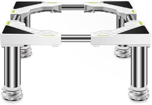 Telaio di base regolabile per frigorifero, lavastoviglie, congelatore, crea spazio extra (24 27 cm, 4 gambe)