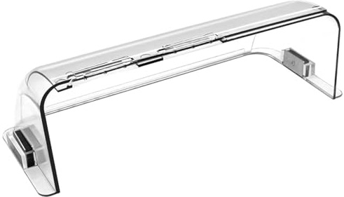 Airflow Duct Control Vanes - Ventilation Deflector for Heaters, Magnetic Air Redirector, Outlet Shield Diverter for Floor Vents, Double-Layer Design for Home, Office, and Industrial Use, Clear