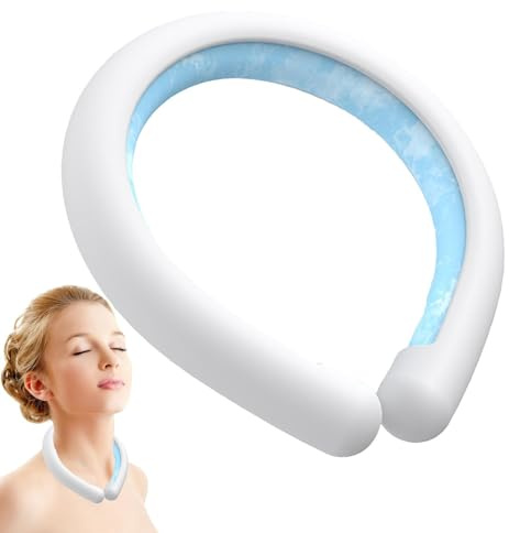 Necks Cooling Tube Cold Gel Ice Pack, Neck Wrap Tube, Hands-Free Cooler | Reusable Neck Cooler Hands-Free Neck Cooler for Women Men Hiking Camping Outdoor Extremely Hot Weather Summer Heat