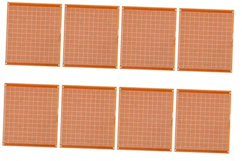 BESPORTBLE 8 pièces Plaques PCB Bakélite Carte de Circuit Imprimé Simple Face pour Expériences Électroniques et Prototypage DIY