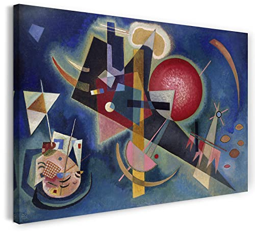 Printed Paintings Leinwand (120x80cm): Wassily Kandinsky - Im Blau (1925)