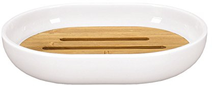 Kleine Wolke Seifenschale Timber, weiß