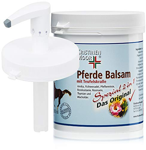 CristinenMoor Pferde Balsam mit Teufelskralle Spezial 2 in 1 1000 ml Spender