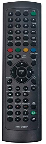 VINABTY RMT-D258P Remote Control for Sony DVD/HDD Recorder Player RDR-DC105 RDR-DC90 RDR-DC500 RDR-DC100