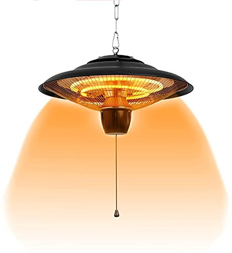 Riscaldatore da Terrazza Stufa a infrarossi Riscaldatori per esterni Riscaldatore elettrico per patio 1500W Riscaldatore radiante a infrarossi resistente alle intemperie Certificato GS/CE/EMC Uso este