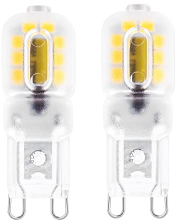 Yucclim W10709921 LED Light Bulb 1.8W- 20W Equivalent Range Vent Hood Oven Replacement Parts LED Lamp for Whirlpool Over The Stove Range Elite Microwave WB08T10021 WPW10472384 (2Pack, White)