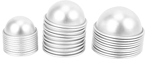 30-teiliges Badebomben-Formen-Set, 15-teiliges Set in 3 Größen und Badekugeln, für DIY-Zubehör