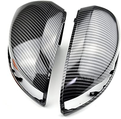 Autospiegelgehäuse Für Mercedes Für Benz W205 W222 W213 W238 X205 X253 C217 C253 W253 CS Für GLC EG Klasse Für AMG Seitenspiegel Abdeckkappen Carbon Look Spiegelkappen (Farbe : Carbon fiber pattern)
