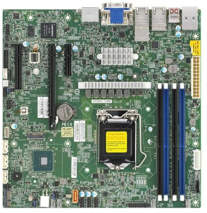 X12SCZ-TLN4F Industrial Package Motherboard For Single-socket Server 10th Generation i3 i5 i7 i9 W-1200 LGA-1200