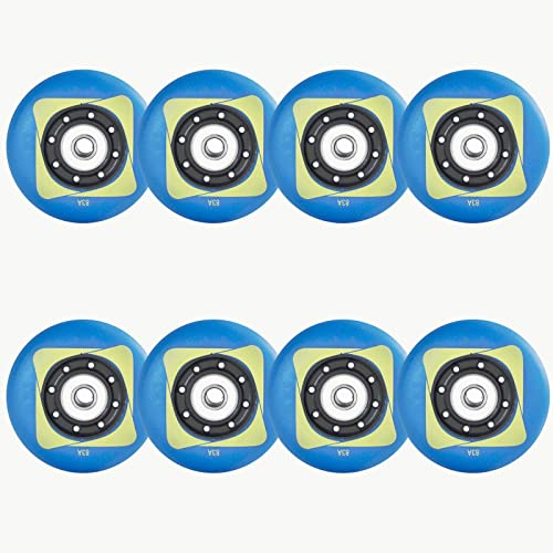 Rollschuh Rollen Rollschuhe Räder für Außen Innen 8er Pack Inline Skate Ersatzräder mit Lagern 62 mm 64 mm 68 mm 70 mm 72 mm 76 mm 80 mm 83A PU Räder