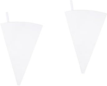 TOPBATHY 2pcs Edible Cake Decorations Cotton Piping Bags Cake Icing Bags for Portions Proving for Dough Decorating Tools Cookie Decorating Cookie Supplies