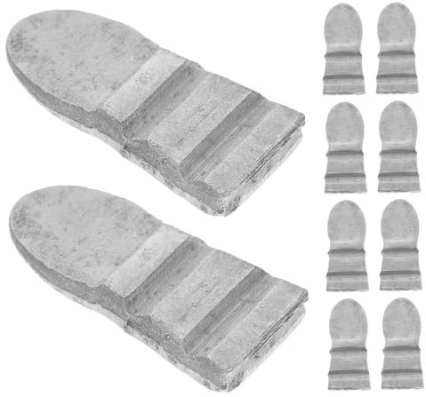 KICHOUSE Replacement Axe Handle Wedge 10pcs Steel Wedge for Hammer Handle Felling Tool