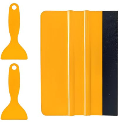 Spatola Professionale, Spatola per Wrapping Pellicola Auto, Spatola Professionale con Feltro, Spatola per Pellicole Adesive, per Pellicole per Auto, Portare 2 Pcs Spatola Plastica