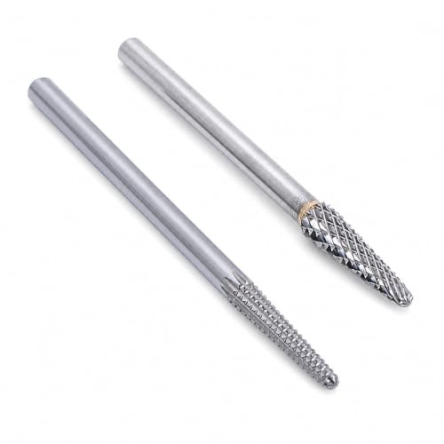 Elprico Nagelborr, säkerhetsborrborr för nagelbandborttagning, nålbit under nagelrengöring Dead Skin Nail 3/32'' för elektrisk nagelfilsnagelbuffert,