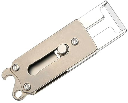 Gcljlmy Titanium Peeler Portable Keychain for Outdoor Adventure