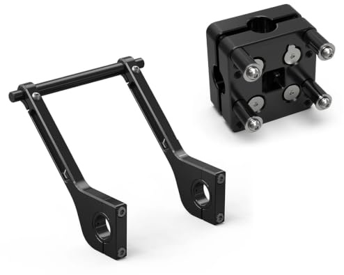 ZGVGFAFLPQ Extension Moto Crossbar Support Bras Montage Universels pour Carnet Route Support GPS Navigation(Set)