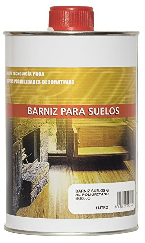 Barniz para suelos al poliuretano Brillante PROA. Transparente. 1 L.