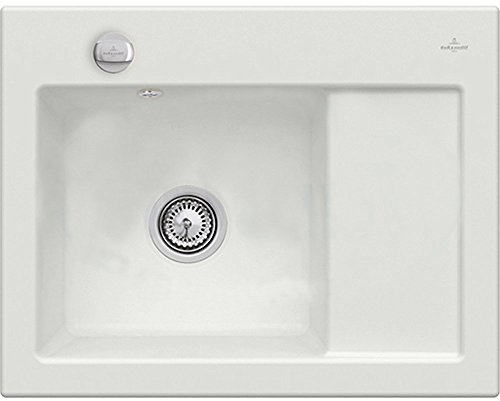 Villeroy & Boch Subway 45 1.0 Bowl White Ceramic Kitchen Sink RHD - NO Waste