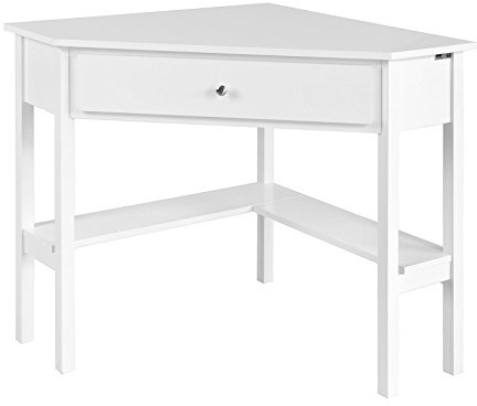 SoBuy Tavolo Angolare con Cassetto Portata fino a 75kg 76x76x76cm Ufficio
