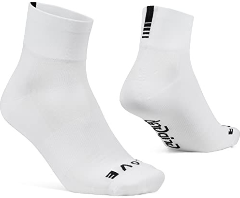 GripGrab Lightweight SL Summer Cycling Socks Coolmax Short & Long | Coolmax material with mesh zones, pack of 1 and 3, approx. 9 cm short / approx. 15cm long, minimal branding